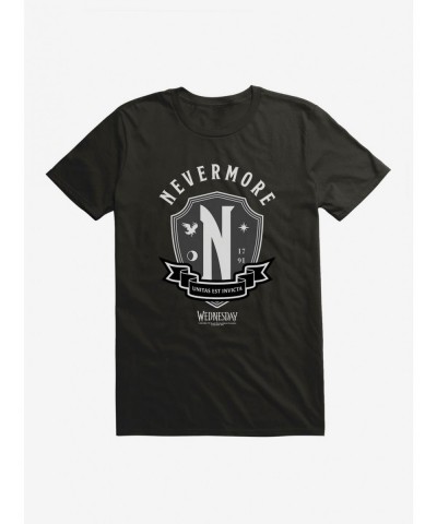 Flash Sale Wednesday Nevermore Academy Emblem T-Shirt $7.41 T-Shirts