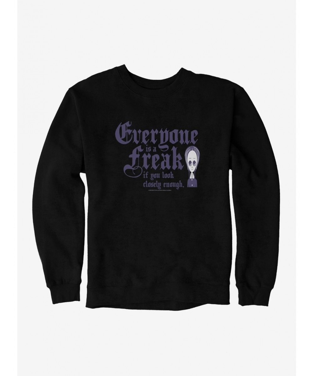 Limited Time Special The Addams Family Everyone Is A Freak Sweatshirt $12.55 Sweatshirts