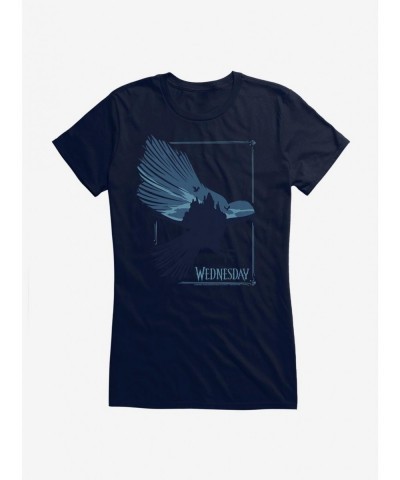 Discount Sale Wednesday TV Series Raven Girls T-Shirt $9.96 T-Shirts