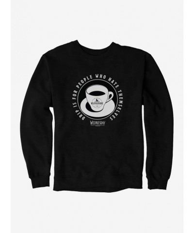 Exclusive Wednesday Weathervane Drip Coffee Sweatshirt $17.34 Sweatshirts