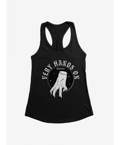 Cheap Sale Wednesday The Thing Very Hands On Girls Tank $7.97 Tanks