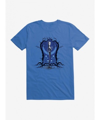 Exclusive The Addams Family 2 Morticia Blue T-Shirt $11.23 T-Shirts