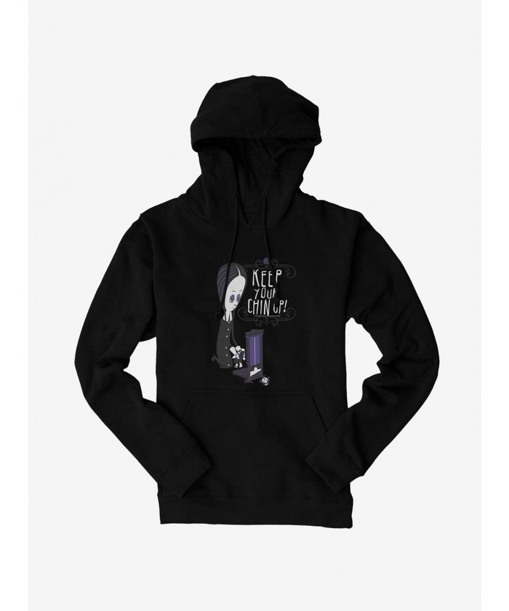 Best Deal The Addams Family Keep Your Chin Up! Hoodie $17.06 Hoodies