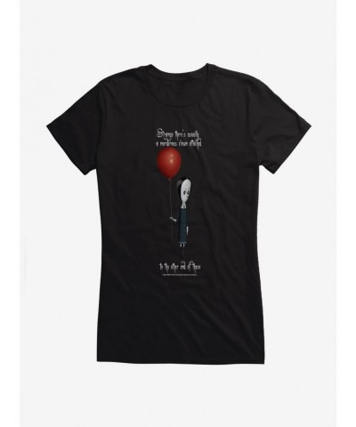 Cheap Sale Addams Family Pennywise Girls T-Shirt $10.21 T-Shirts