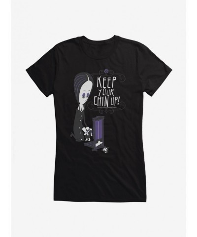 High Quality Addams Family Keep Your Chin Up! Girls T-Shirt $8.22 T-Shirts