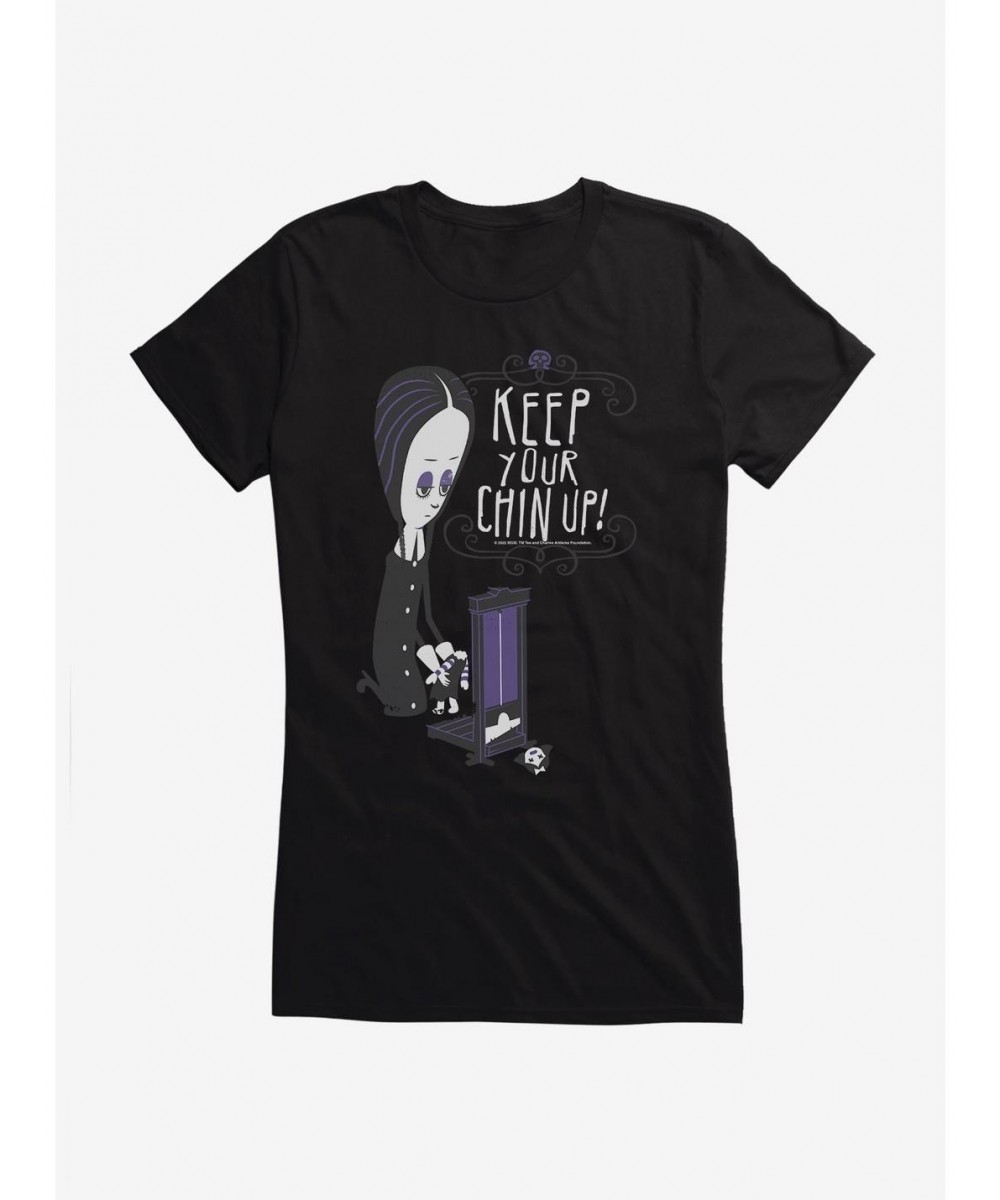 High Quality Addams Family Keep Your Chin Up! Girls T-Shirt $8.22 T-Shirts