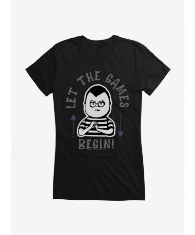 Pre-sale Addams Family Movie Games Begin Girls T-Shirt $8.72 T-Shirts