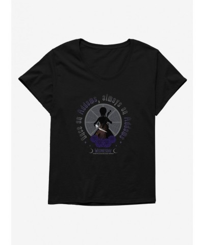 Clearance Wednesday Always An Addams Girls T-Shirt Plus Size $9.57 T-Shirts