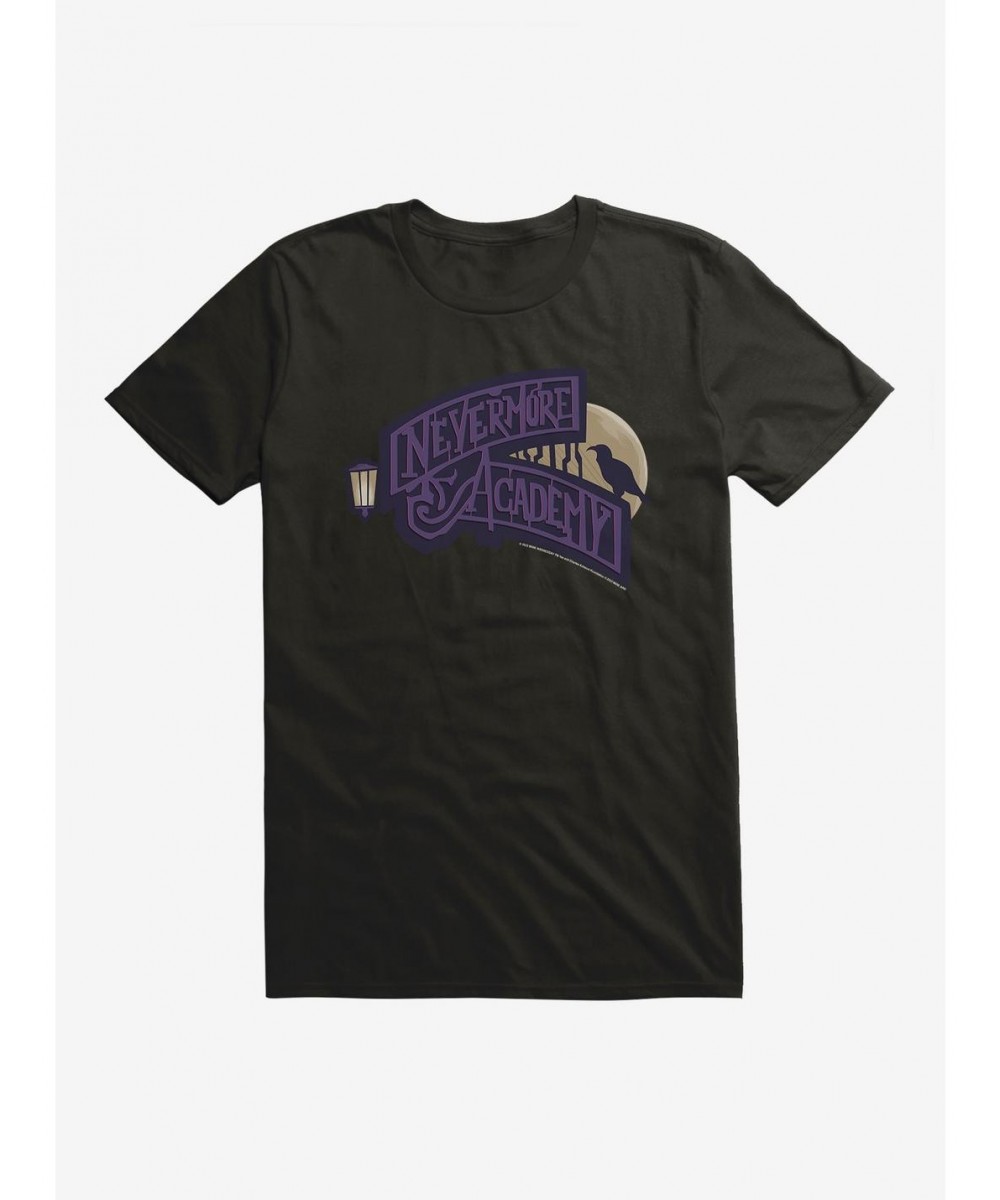 Hot Selling Wednesday Nevermore Academy T-Shirt $9.80 T-Shirts