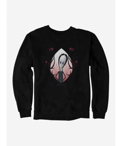 Value for Money The Addams Family Wednesday Spiderwebs Sweatshirt $18.45 Sweatshirts