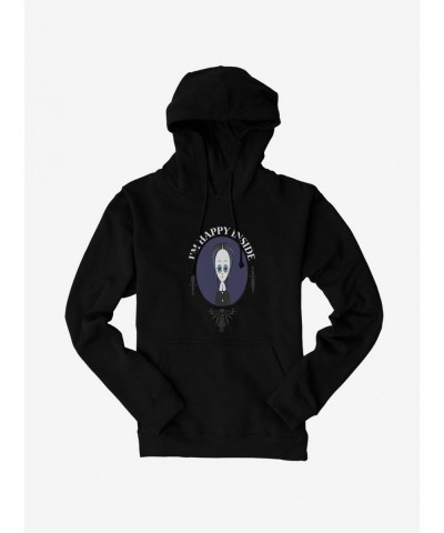 Wholesale The Addams Family I'm Happy Inside Hoodie $19.76 Hoodies