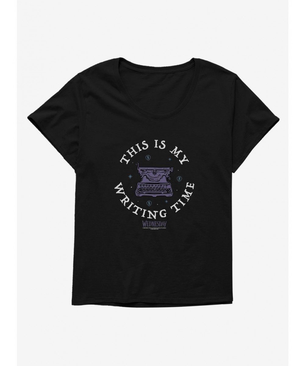 Seasonal Sale Wednesday This Is My Writing Time Girls T-Shirt Plus Size $9.87 T-Shirts