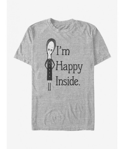 Limited Time Special The Addams Family Happy Inside T-Shirt $11.95 T-Shirts