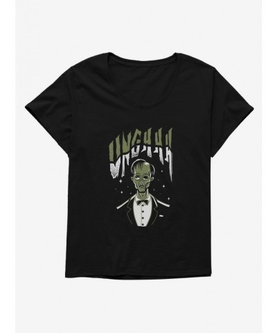 Exclusive Price Addams Family Movie Caricature Lurch Unghhh Girls T-Shirt Plus Size $14.65 T-Shirts