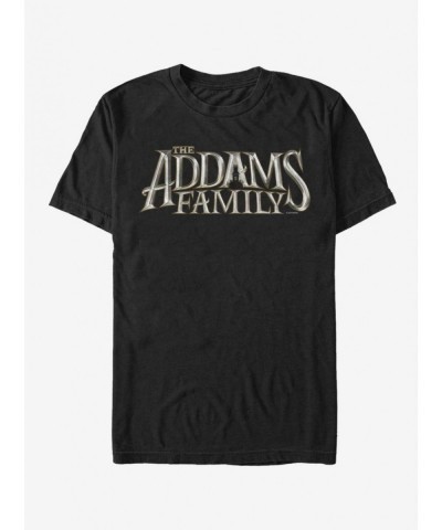 Hot Selling The Addams Family Theatrical Logo T-Shirt $11.95 T-Shirts