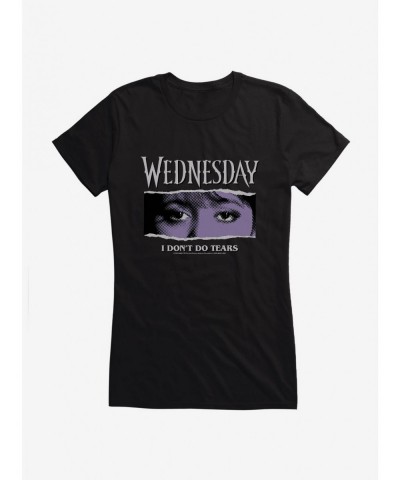 Low Price Wednesday Eyes Don't Do Tears Girls T-Shirt $10.21 T-Shirts