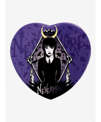 Best Deal Wednesday Nevermore Heart 3 Inch Button $1.72 Buttons