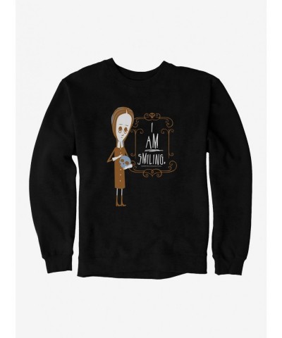 Hot Sale The Addams Family I Am Smiling Sweatshirt $15.13 Sweatshirts