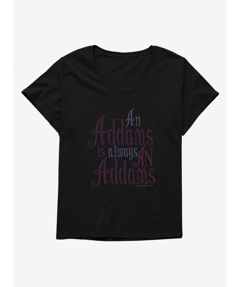 Special Addams Family Always An Addams Girls T-Shirt Plus Size $11.36 T-Shirts