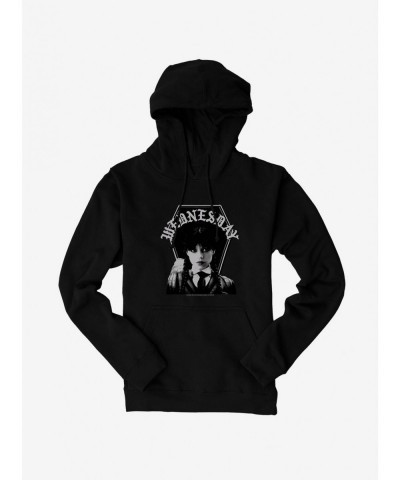 Absolute Discount Wednesday Thing And Wednesday Portrait Hoodie $13.92 Hoodies