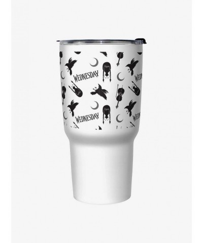 Pre-sale Discount Wednesday Icons Pattern Travel Mug $13.16 Mugs