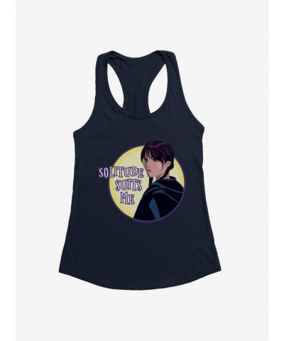 Pre-sale Wednesday TV Series Solitude Suits Me Girls Tank $10.21 Tanks