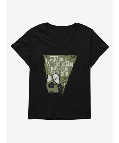 Bestselling Addams Family Leave Me Alone Girls T-Shirt Plus Size $8.97 T-Shirts