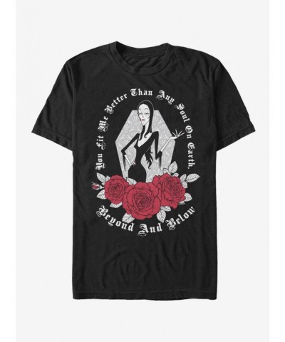 Seasonal Sale The Addams Family Morticia Soul T-Shirt $9.80 T-Shirts