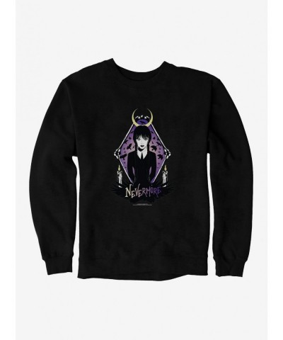 Hot Sale Wednesday Nevermore Sweatshirt $18.45 Sweatshirts