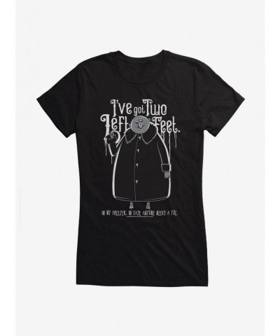 Hot Selling Addams Family Two Left Feet Girls T-Shirt $7.97 T-Shirts