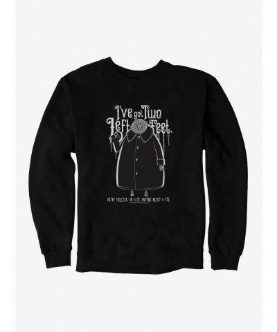 New Arrival The Addams Family Two Left Feet Sweatshirt $11.44 Sweatshirts