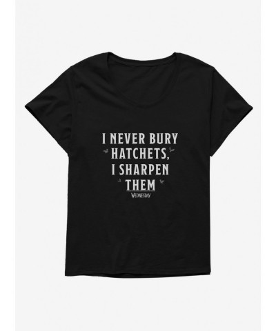 Clearance Wednesday I Never Bury Hatchets Girls T-Shirt Plus Size $14.65 T-Shirts