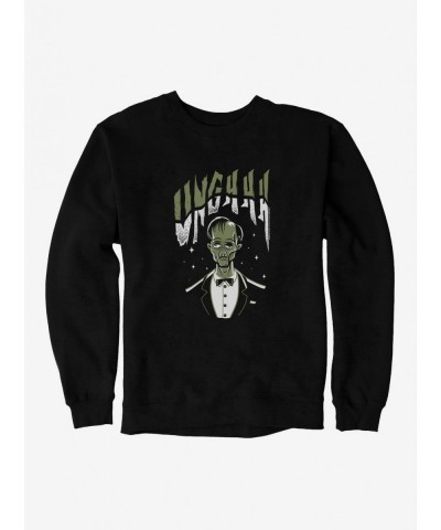 Fashion The Addams Family Caricature Lurch Unghhh Sweatshirt $17.34 Sweatshirts