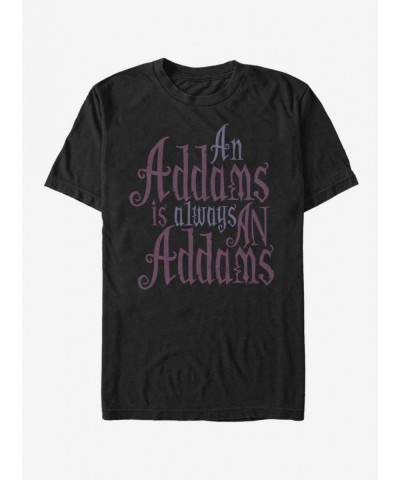 Absolute Discount The Addams Family Always An Addams T-Shirt $10.52 T-Shirts