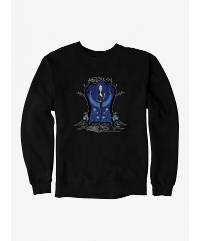 Festival Price The Addams Family 2 Morticia Blue Sweatshirt $11.07 Sweatshirts