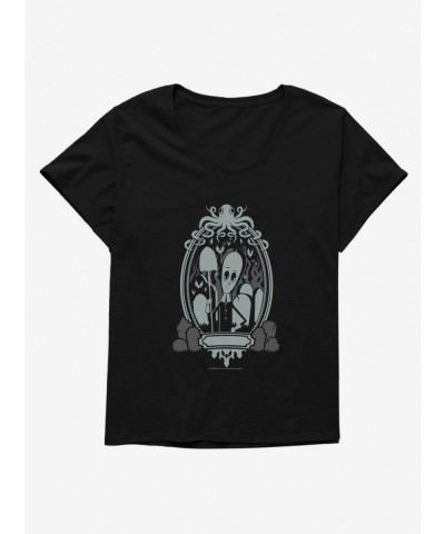 Absolute Discount Addams Family Wednesday Addams Girls T-Shirt Plus Size $10.17 T-Shirts