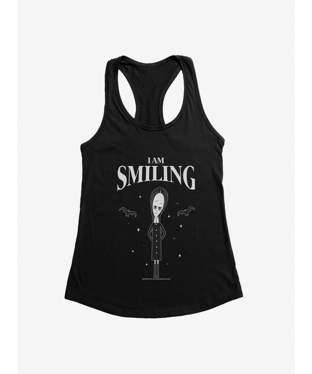 Clearance Addams Family Movie I Am Smiling Girls Tank $10.96 Tanks