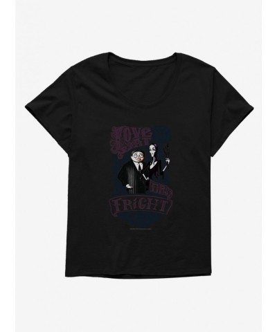 Low Price Addams Family Love At First Fright Girls T-Shirt Plus Size $9.27 T-Shirts