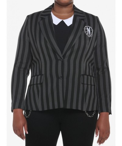 Limited Time Special Wednesday Nevermore Girls Cosplay Blazer Plus Size $30.50 Blazers