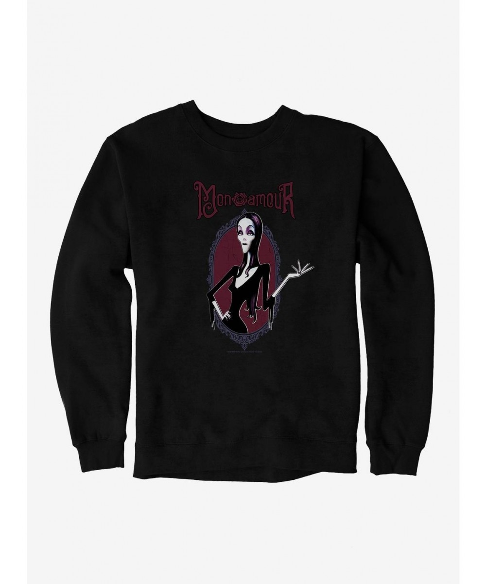 Huge Discount The Addams Family Mon Amour Sweatshirt $11.07 Sweatshirts