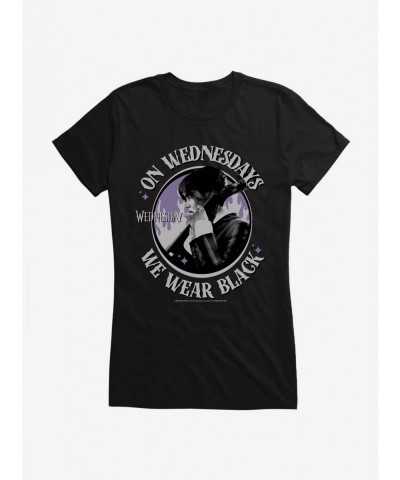 Seasonal Sale Wednesday Cello We Wear Black Girls T-Shirt $12.20 T-Shirts