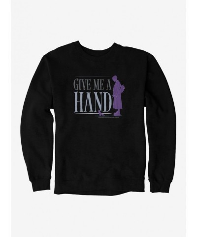 Value Item Wednesday Give Me A Hand Sweatshirt $16.97 Sweatshirts